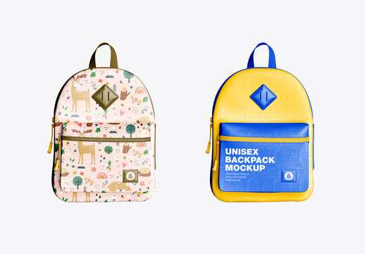 Child Backpack Mockup