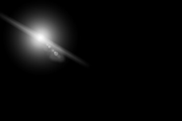 Lens flare effect background