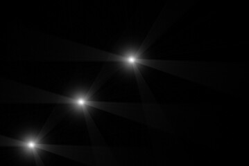 Lens flare effect background