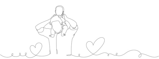 father and son vector design, for father's day, eps 1