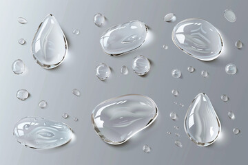 Vector of realistic water droplet