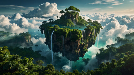 Floating Island in the Sky