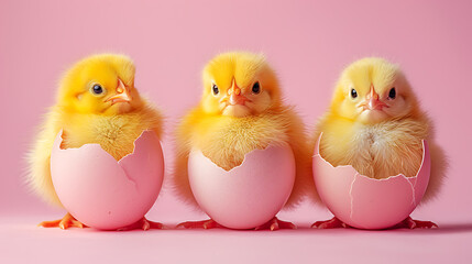 Fototapeta premium chicken and eggs