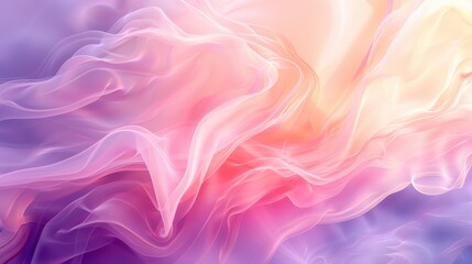 Abstract image of pink and purple fabric with a delicate, flowing texture