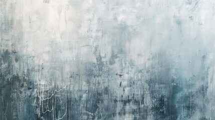 Obraz premium Background featuring muted silvers and blues abstract raindrops and soft glow