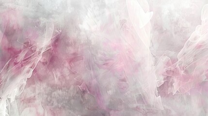 Fototapeta premium Abstract pinks and silvers background ghostly wings and light