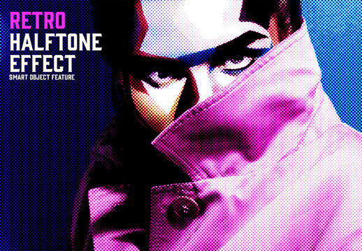 Retro Halftone Effect