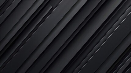 Obraz premium Sophisticated charcoal black backdrop with dark stripes great for luxury wallpaper