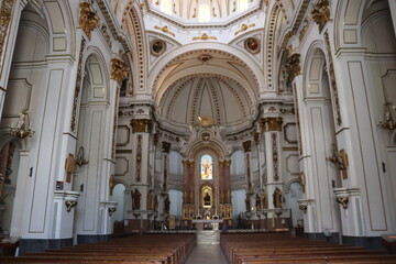 Altea, Spain Inside of Our Lady of Consuelo church in Altea,