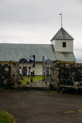 Kirkjubour, on Faroe Islands, Streymoy Island