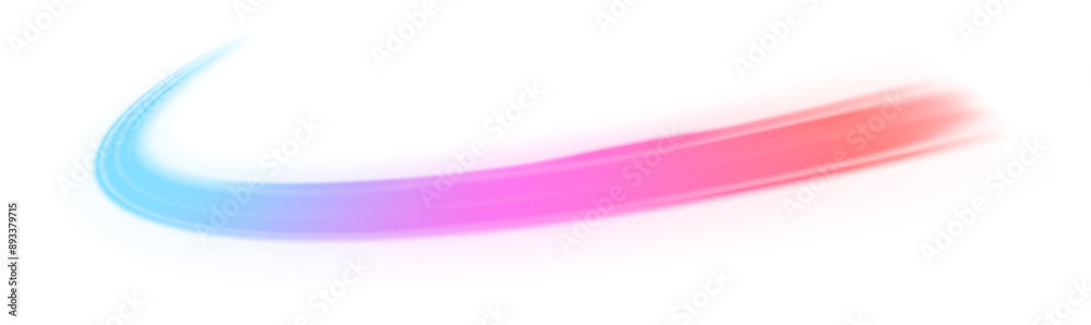 Aufkleber vector bright speed wave wake vortex effect png. expressway, car headlight effect on isolated white 