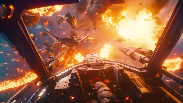 Space Fighter Dogfight