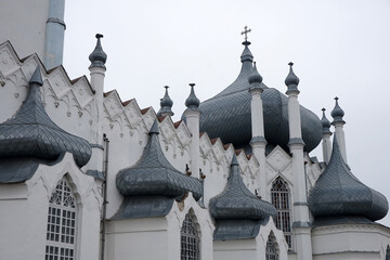 The Church of the Transfiguration in the village of Moshny, was built in the style of romanticism...