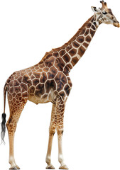 Obraz premium A Majestic Giraffe in the Wild