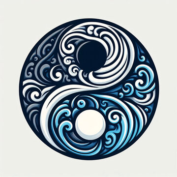 Feng Shui Ying-yang motif Wind-Water energy harmony balance spiritual journey ancient chinese geomancy