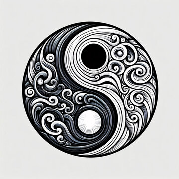 Feng Shui Ying-yang motif Wind-Water energy harmony balance spiritual journey ancient chinese geomancy