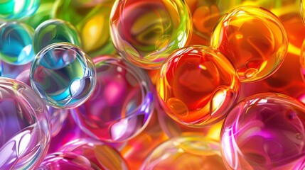 Vibrant Spheres HighResolution Stock Image for Artistic and Modern Designs