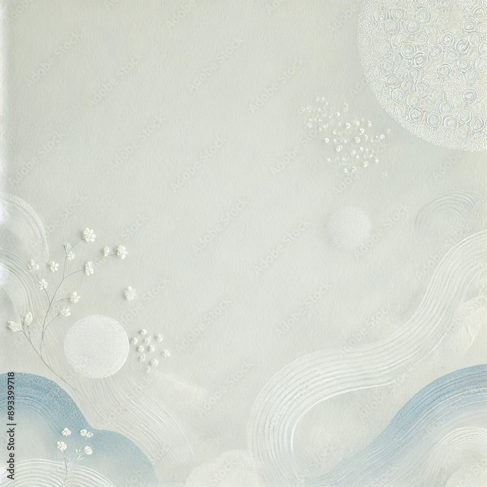 Poster a minimalistic background image with a soothing white color scheme. the design is simple, clean, and