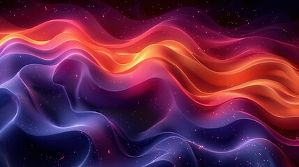 A 3D render showcasing an abstract swirl background with gradient colors, geometric patterns, and fluid shapes. The abstract lines and waves create a sense of motion and energy, perfect for modern