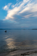 Early autumn near Vourvourou, Sithonia, Greece. Travel and holiday destination, Southeastern Europe