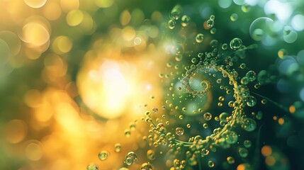 Dynamic Vortex of Plant and Water Molecules