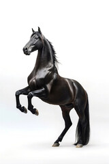 black horse close up