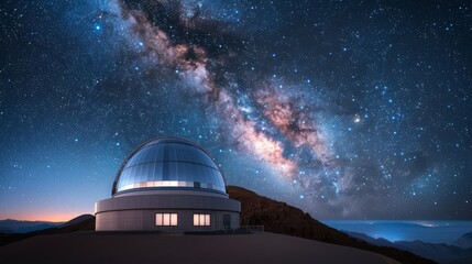 Astronomical observatories.