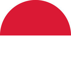 Obraz premium Flag of Monaco