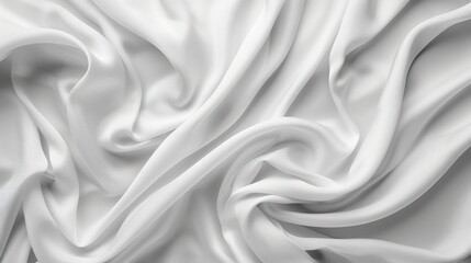 Obraz premium urve of white fabric background