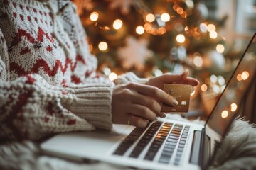 Embrace the festive season spirit and enhance your online shopping experience by utilizing your credit card. Let the joy of the holiday season elevate your home shopping excitement