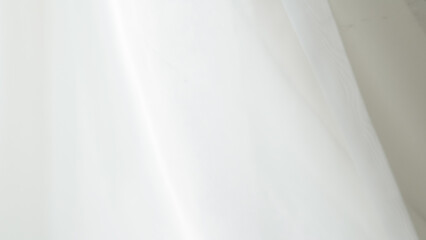 Obraz premium Elegant white tulle background for home textiles and wedding dress fabric