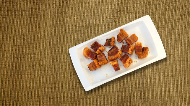 Torreznos Typical Spanish Tapa, Fried Pork, Spanish Cuisine, Spanish Gastronomy, Castile and Leon, Spain, Europe