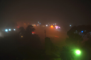 Dark night and the church