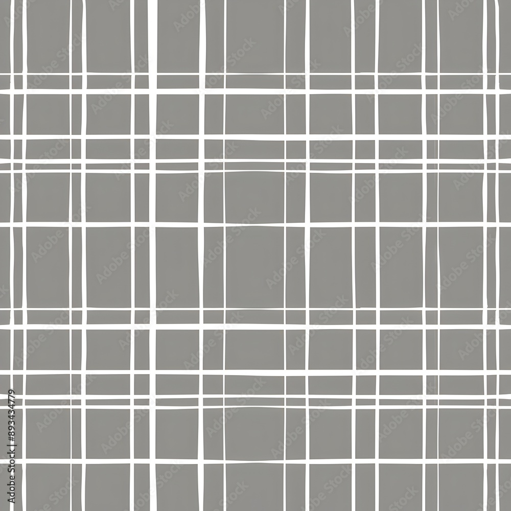 Poster a seamless pattern with thin lines, the minimalist line drawing features an array of overlapping squ