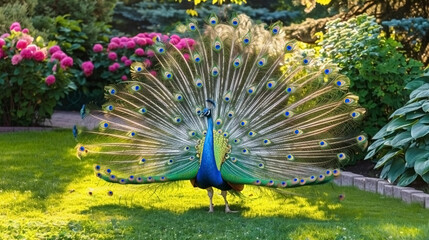 Obraz premium 美しい孔雀