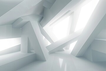 Modern Minimalist White Interior