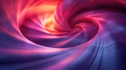 Obraz premium Abstract Swirling Purple and Red Vortex