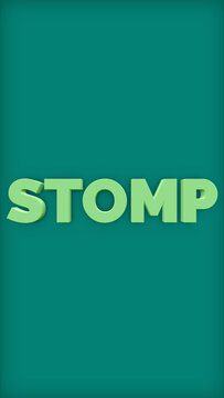 3D Text Stomp Logo Opener