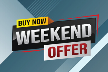 Buy now weekend Special sale tag. Banner design template for marketing. Special offer promotion retail. background banner modern graphic design for advertising store shop, online store, website

