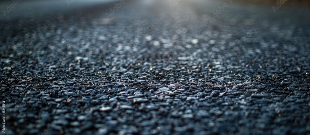 Poster background with fresh asphalt featuring copy space image