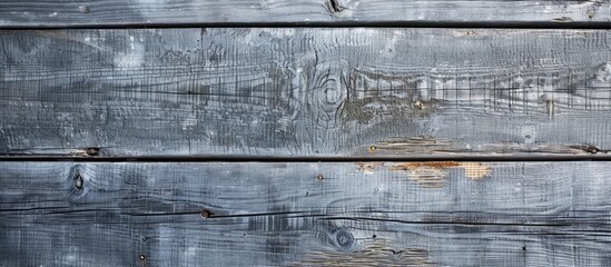 Obraz premium Old gray wooden boards providing a background with room for a copy space image in a flat lay arrangement