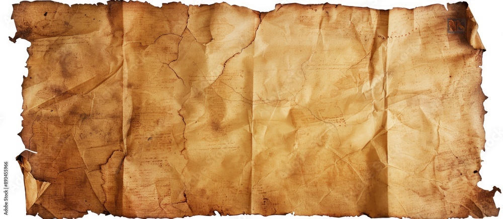 Leinwandbilder An old fashioned paper providing a texture suitable for displaying text or images against a blank backdrop for added visual appeal. with copy space image. Place for adding text or design