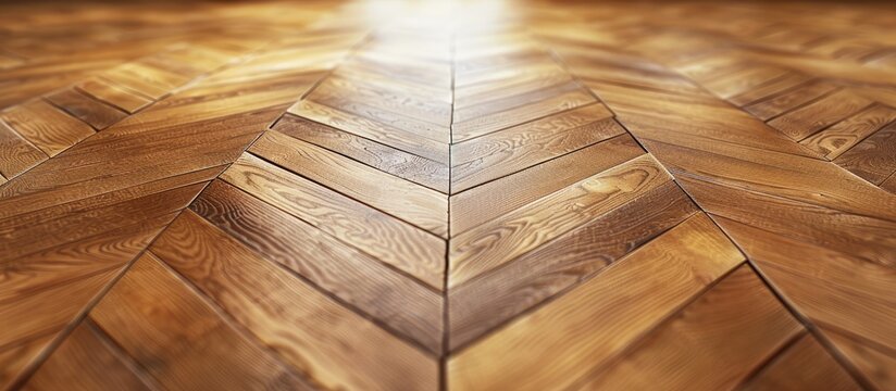 Texture of a wooden parquet with copy space image