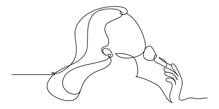 recommend clip art: Beauty Woman Doing Make-Up Routine