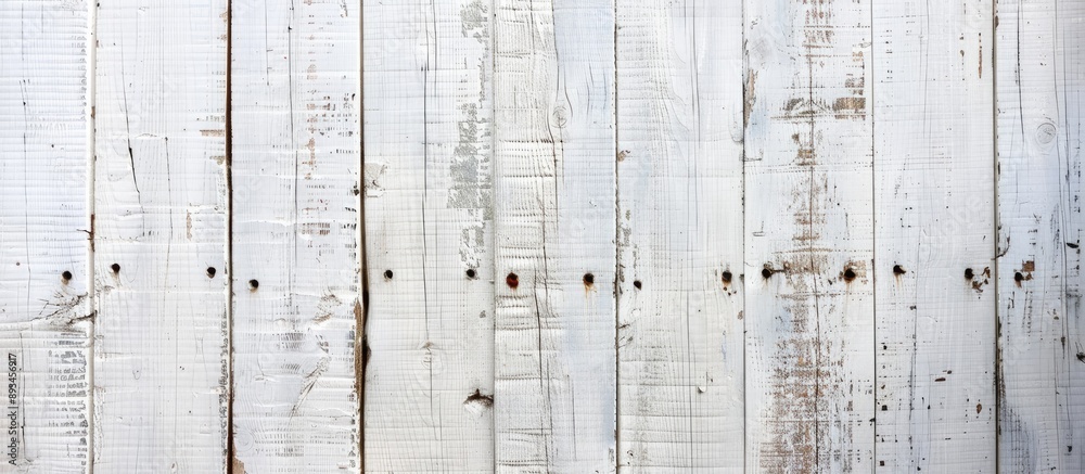 Aufkleber White wooden texture painted as a backdrop with copy space image