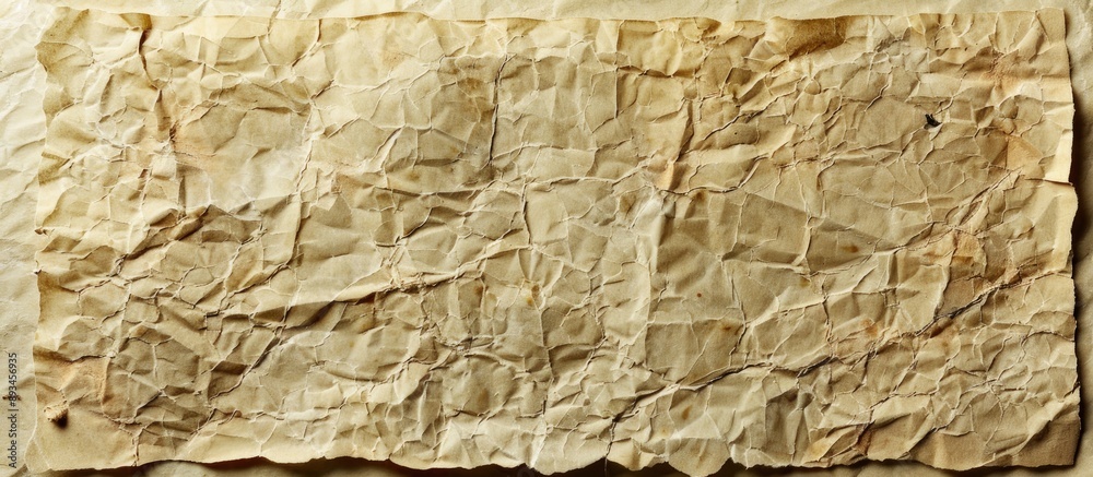 Fototapete An old fashioned paper providing a texture suitable for displaying text or images against a blank backdrop for added visual appeal. with copy space image. Place for adding text or design