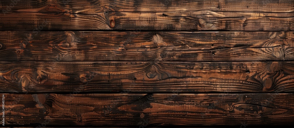 Fototapete An aged brown wooden surface creating an abstract backdrop with a blank space for versatile use 104 characters. with copy space image. Place for adding text or design
