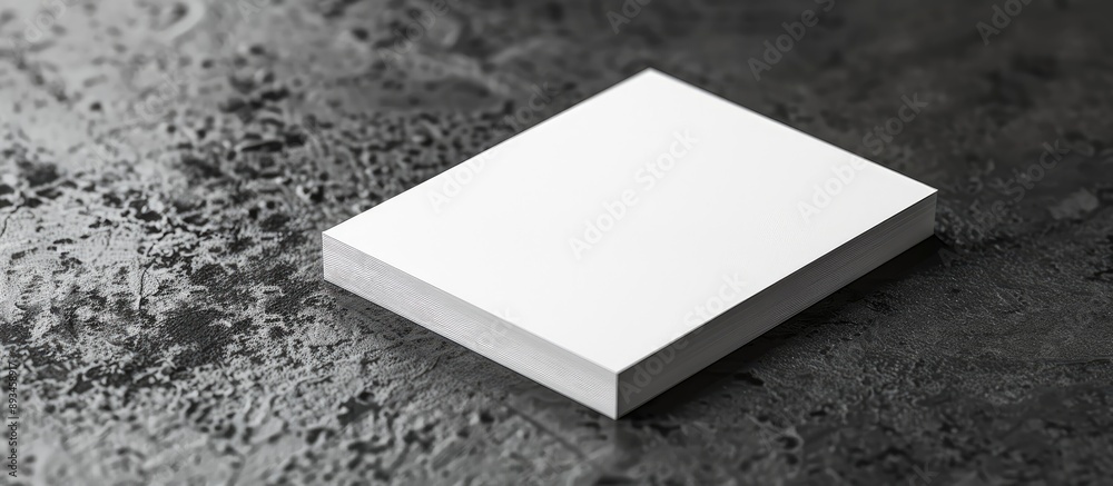 Poster A business card template with an empty space for design serving as a model for showcasing designs is known as a copy space image