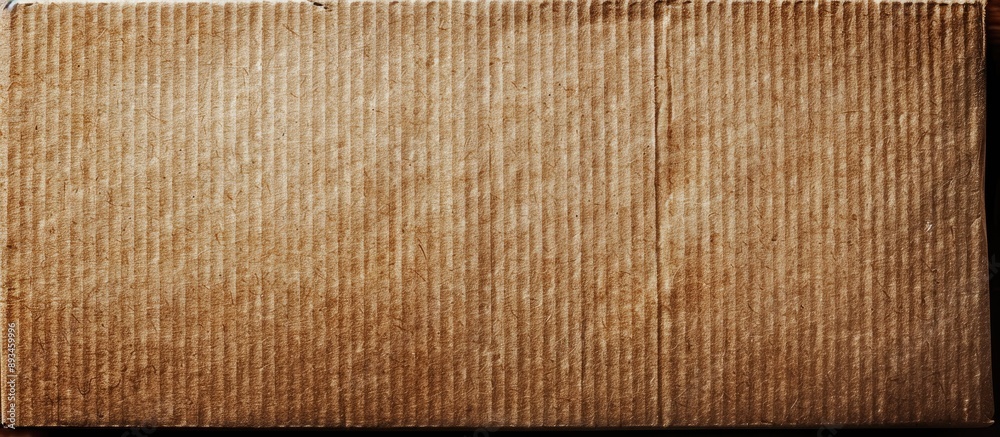 Aufkleber background with a textured brown paper box carton pattern ideal for copy space image