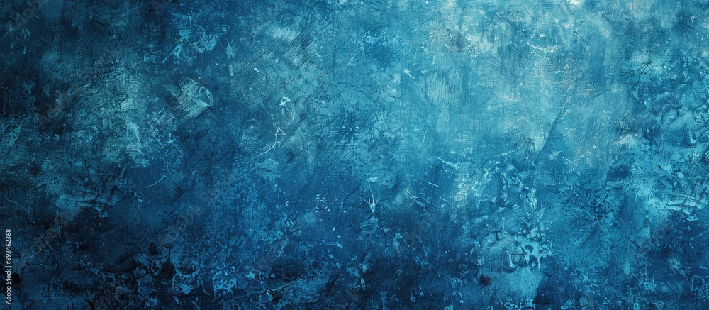 Fototapete background with a grungy blue canvas texture and copy space image.